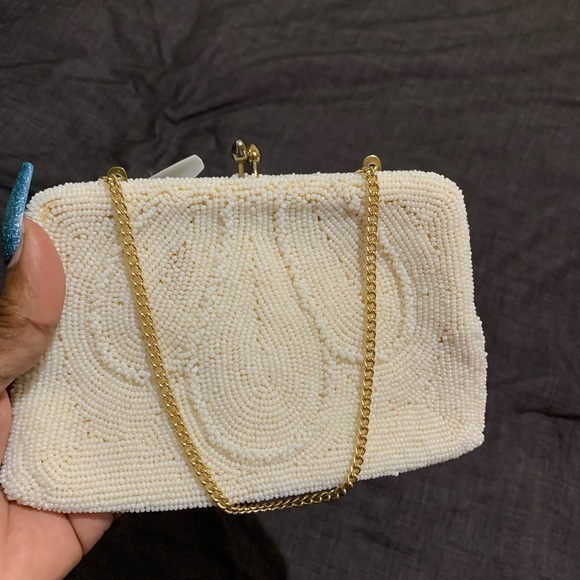 Vintage beaded clutch - Picture 3 of 4